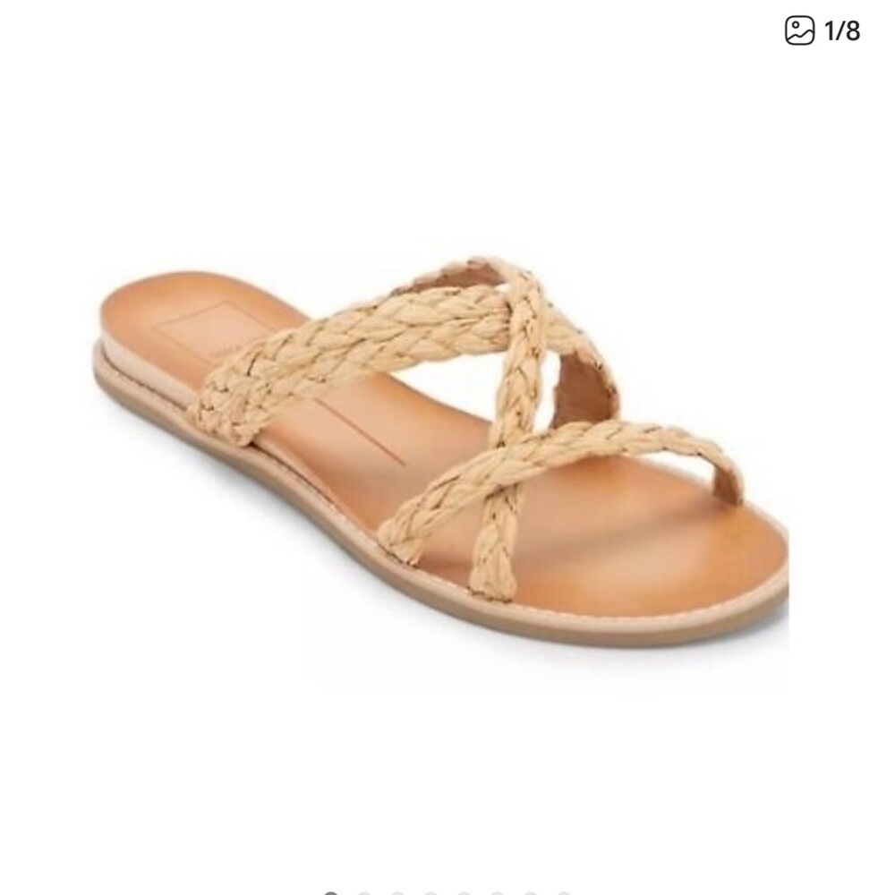 Dolce Vita Nebi Woven Braided Raffia Sandals